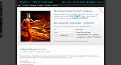 Desktop Screenshot of blog.pawelperlowski.com